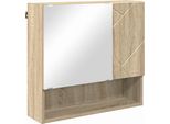 Syfax™ Mobiletto Per Specchio Con Porta Rovere Sonoma 59 X 17 X 55 Cm