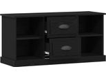 Syfax™ Mobile Tv Rovere Nero 99,5 X 35,5 X 48 Cm Legno Multistrato