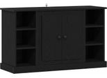 Syfax™ Credenza Rovere Nero 100 X 35,5 X 60 Cm Legno Multistrato