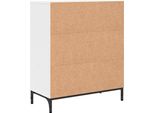 Syfax™ Credenza Bianco 69,5 X 33 X 82 Cm Legno Multistrato