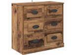 Syfax™ Credenza Legno Vecchio 70 X 35,5 X 67,5 Cm Legno Multistrato