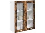Syfax™ Armadio Pensile Rovere Fumé 80 X 31 X 100 Cm Legno Multistrato