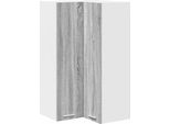 Syfax™ Armadio Pensile Grigio Sonoma E Bianco 57 X 57 X 100 Cm