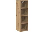 Syfax™ Armadio Pensile Rovere Artigianale 30 X 29,5 X 100 Cm