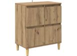 Syfax™ Credenza Rovere Artigianale 60 X 35 X 70 Cm Legno Multistrato