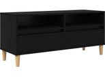 Syfax™ Mobile Tv Rovere Nero 100 X 34,5 X 44,5 Cm Legno Multistrato