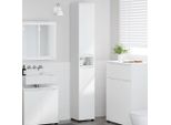 Syfax™ Mobile Da Bagno Bianco 30,5 X 30 X 195 Cm Legno Multistrato