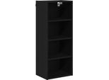 Syfax™ Armadio Pensile Rovere Nero 40 X 29,5 X 100 Cm