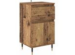 Syfax™ Credenza Con Cassetto Legno Vecchio 40 X 35 X 70 Cm