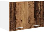 Syfax™ Armadio Pensile Con Porta Legno Antico E Bianco 60 X 31 X 40 Cm