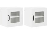 Syfax™ Mobile Da Cucina Kalmar 2 Pcs Bianco 40 X 31 X 40 Cm