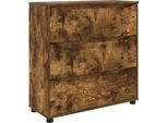 Syfax™ Armadio Rovere Fumé 80 X 31 X 81 Cm Legno Multistrato