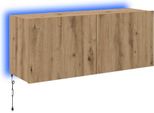 Syfax™ Mobile Tv Da Parete Rovere Artigianale 100 X 35 X 41 Cm