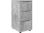 Syfax™ Armadio Grigio Cemento 40 X 48 X 81 Cm Legno Multistrato