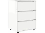 Syfax™ Armadio Bianco Lucido 60 X 48 X 81 Cm Legno Multistrato