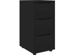 Syfax™ Armadio Nero 40 X 48 X 81 Cm Legno Multistrato