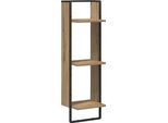 Syfax™ Scaffale Da Parete Rovere Artigianale 30 X 25 X 100 Cm