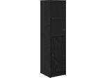 Syfax™ Credenza Rovere Nero 35 X 37 X 142 Cm Legno Multistrato