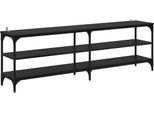 Syfax™ Mobile Tv Rovere Nero 160 X 30 X 50 Cm