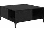 Syfax™ Tavolino Da Salotto Rovere Nero 80 X 80 X 36,5 Cm