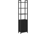 Syfax™ Armadio Per Libri Rovere Nero 40 X 24 X 161 Cm