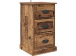 Syfax™ Armadio Da Notte Con Cassetto Legno Vecchio 39 X 39 X 67,5 Cm