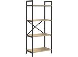 Syfax™ Libreria Rovere Sonoma 56 X 34 X 133,5 Cm Legno Multistrato