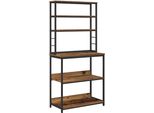 Syfax™ Mensola Da Cucina Legno Vecchio 80 X 40 X 168 Cm