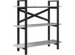 Syfax™ Libreria Grigio Sonoma 100 X 33,5 X 102 Cm Legno Multistrato
