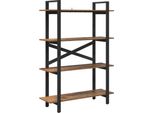 Syfax™ Libreria Legno Vecchio 100 X 33,5 X 140 Cm Legno Multistrato