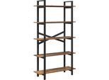 Syfax™ Libreria Legno Vecchio 100 X 33,5 X 178 Cm Legno Multistrato
