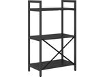 Syfax™ Libreria Rovere Nero 56 X 34 X 96 Cm Legno Multistrato