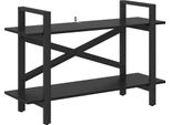 Syfax™ Libreria Rovere Nero 100 X 33,5 X 64 Cm Legno Multistrato