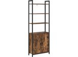 Syfax™ Armadio Per Libri Rovere Fumé 60 X 24 X 161 Cm