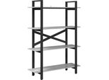 Syfax™ Libreria Grigio Sonoma 100 X 33,5 X 140 Cm Legno Multistrato