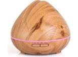 Aromacare Mandala Light, Diffusore Di Aromi A Ultrasuoni, Legno Chiaro, 400 Ml
