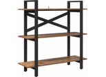 Syfax™ Libreria Legno Vecchio 100 X 33,5 X 102 Cm Legno Multistrato