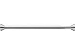 Binario Per Tende Da Doccia Da 60 Cm Senza Foratura, Regolabile Da 65 Cm A 100 Cm, Binario Telescopico Estensibile Per Doccia E Bagno, Binario Per Tende In Acciaio Inox Per Il Fissaggio, Binario Per Cappotti In Argento