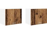 Syfax™ Armadio Pensile 2 Pcs Legno Antico E Bianco 50 X 31 X 40 Cm