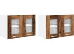 Syfax™ Armadio Pensile Con Porta 2 Pcs Legno Vecchio 60 X 31 X 40 Cm