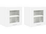 Syfax™ Armadio Pensile 2 Pcs Bianco 40 X 31 X 40 Cm Legno Multistrato