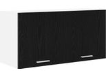 Syfax™ Armadio Pensile Rovere Nero 80 X 31 X 40 Cm Legno Multistrato