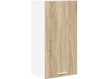 Syfax™ Armadio Pensile Quercia Sonoma E Bianca 40 X 31 X 80 Cm