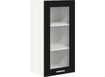 Syfax™ Armadio Pensile Rovere Nero 40 X 31 X 80 Cm Legno Multistrato