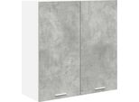 Syfax™ Armadio Pensile Con Porta Grigio Cemento 80 X 31 X 80 Cm