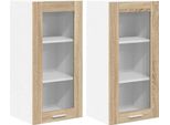 Syfax™ Armadio Pensile Con Porta 2 Pcs Rovere Sonoma 40 X 31 X 80 Cm