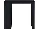 Syfax™ Tavolo Da Bar Con Ripiano Nero 110X50X103 Cm