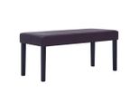 Syfax™ Panca 106 Cm Marrone In Pelle Finta