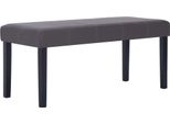 Syfax™ Panca 106 Cm Grigia In Pelle Finta