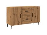 Syfax™ Credenza Rovere Artigianale 100X36X60 Cm In Legno Multistrato